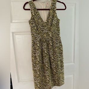 Jcrew leopard print dress